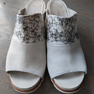 Sorel White & Black Wedge